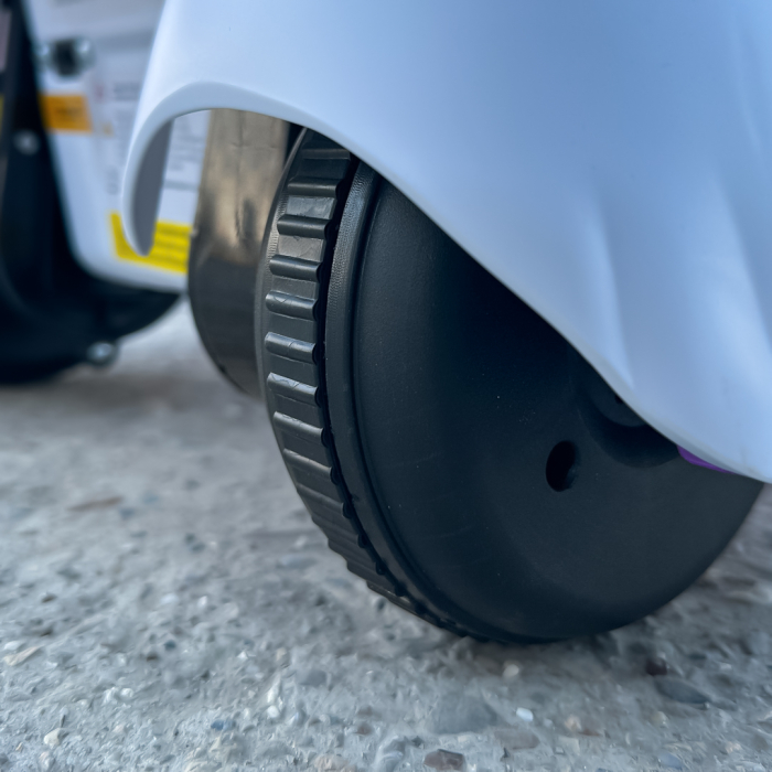 Calut electric interactiv cu roti, Kindeplay Unicorn, pentru copii 3-4 ani, 70W, 12V, roz [12]