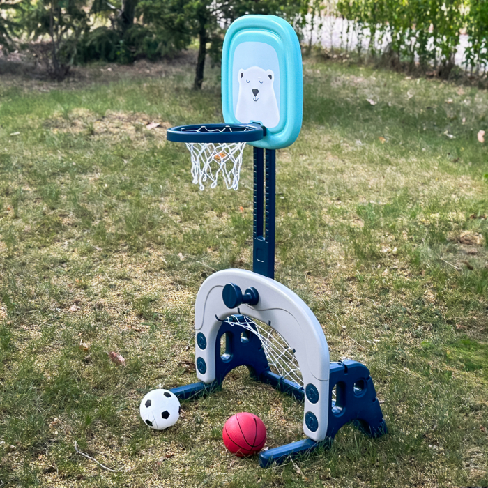 Centru de joaca cu poarta de fotbal si cos de baschet pentru copii Kinderplay [6]