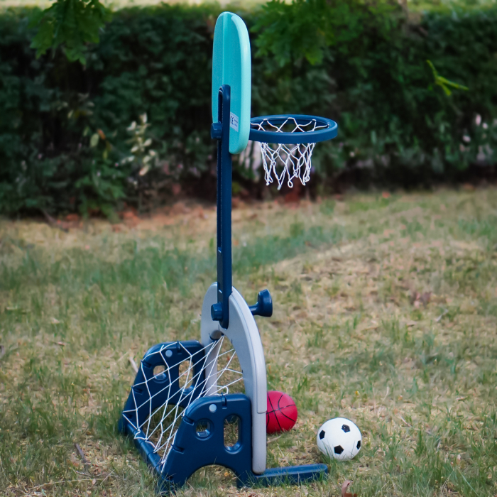 Centru de joaca cu poarta de fotbal si cos de baschet pentru copii Kinderplay [5]