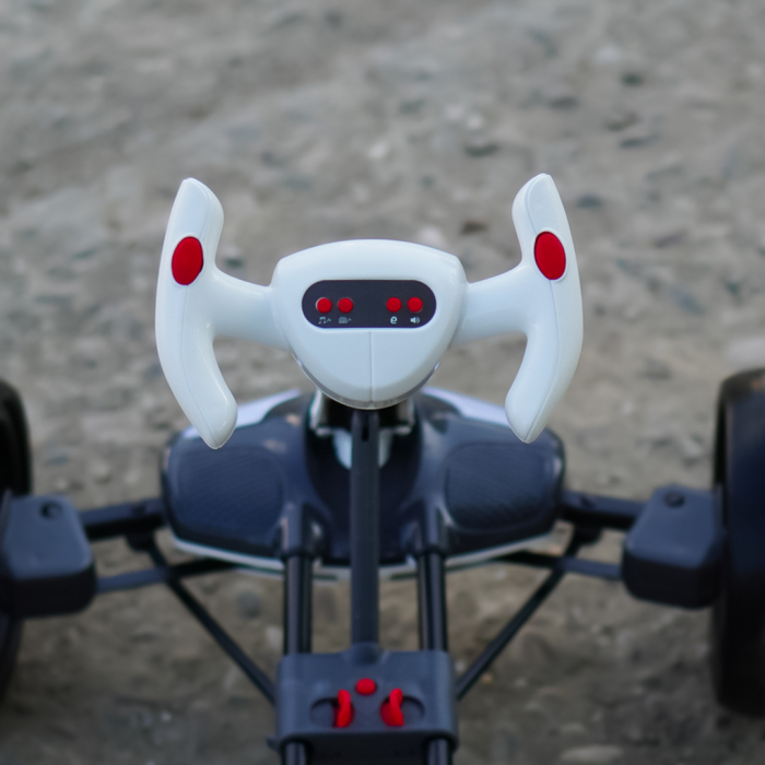 Go Kart electric pentru copii 3 - 7 ani alb [13]