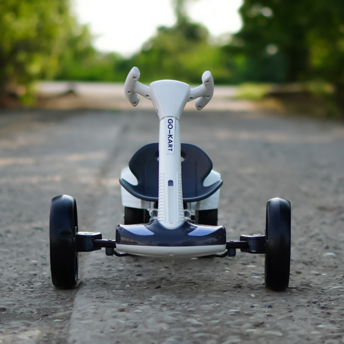 Go Kart electric pentru copii 3 - 7 ani alb [3]