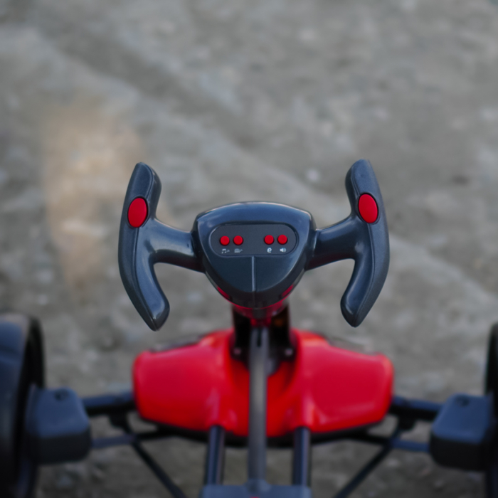 Go Kart electric pentru copii 3 - 7 ani alb [6]