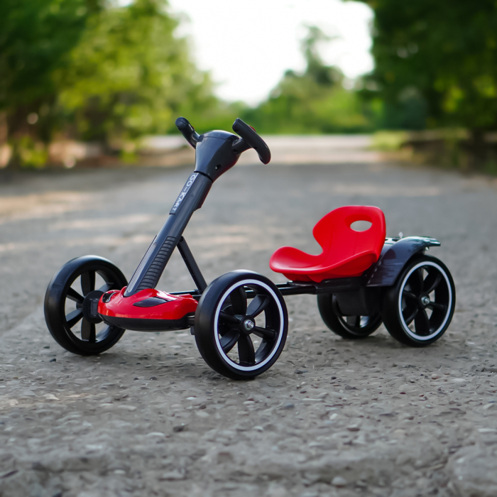 Go Kart electric pentru copii 3 - 7 ani alb [4]
