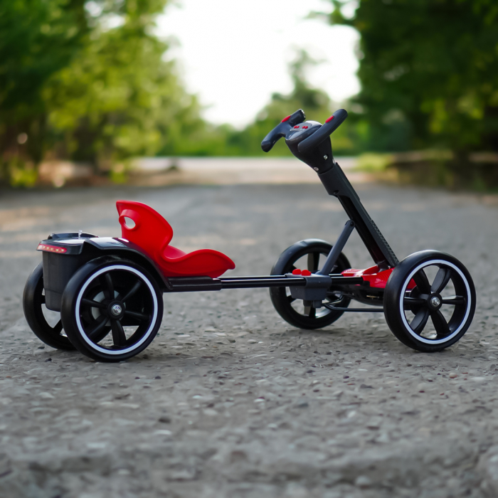 Go Kart electric pentru copii 3 - 7 ani alb [10]