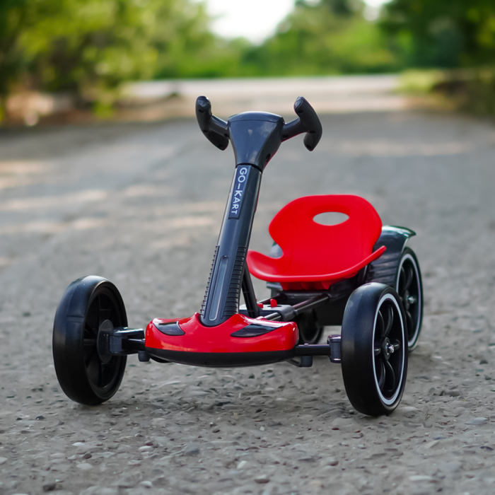 Go Kart electric pentru copii 3 - 7 ani alb [3]