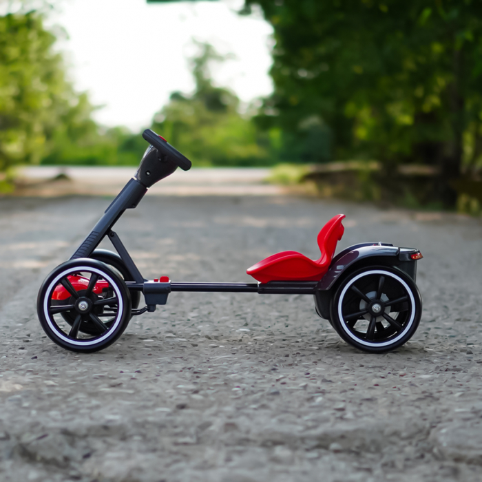 Go Kart electric pentru copii 3 - 7 ani alb [7]