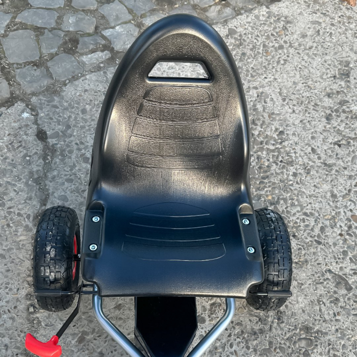 Kart cu pedale pentru copii Kinderplay F8-3, roti gonflabile de 6 inch, albastru [10]