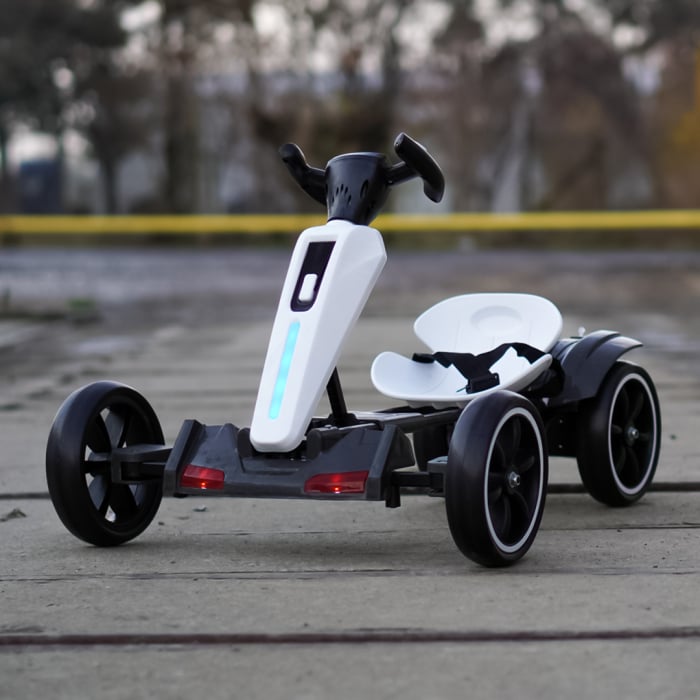 GoKart V2 electric pentru copii 3 - 7 ani  alb [2]