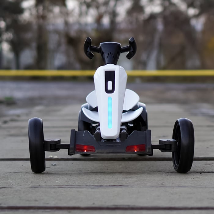 GoKart V2 electric pentru copii 3 - 7 ani  alb [3]