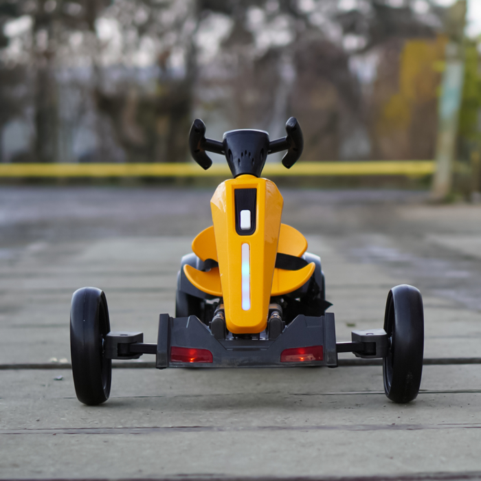 GoKart V2 electric pentru copii 3 - 7 ani galben [3]