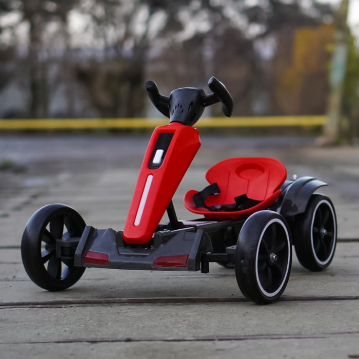 GoKart V2 electric pentru copii 3 - 7 ani rosu [8]