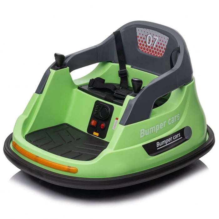 Kinderplay Bumper, masinuta busitoare electrica pentru copii, 12V 70W, telecomanda inclusa, verde