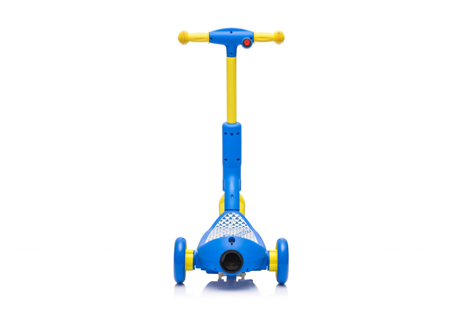 Kinderplay Concept, trotineta electrica cu aburi si lumini pentru copii, 3 roti, 30W, 6V 4.5Ah, albastru si galben [5]