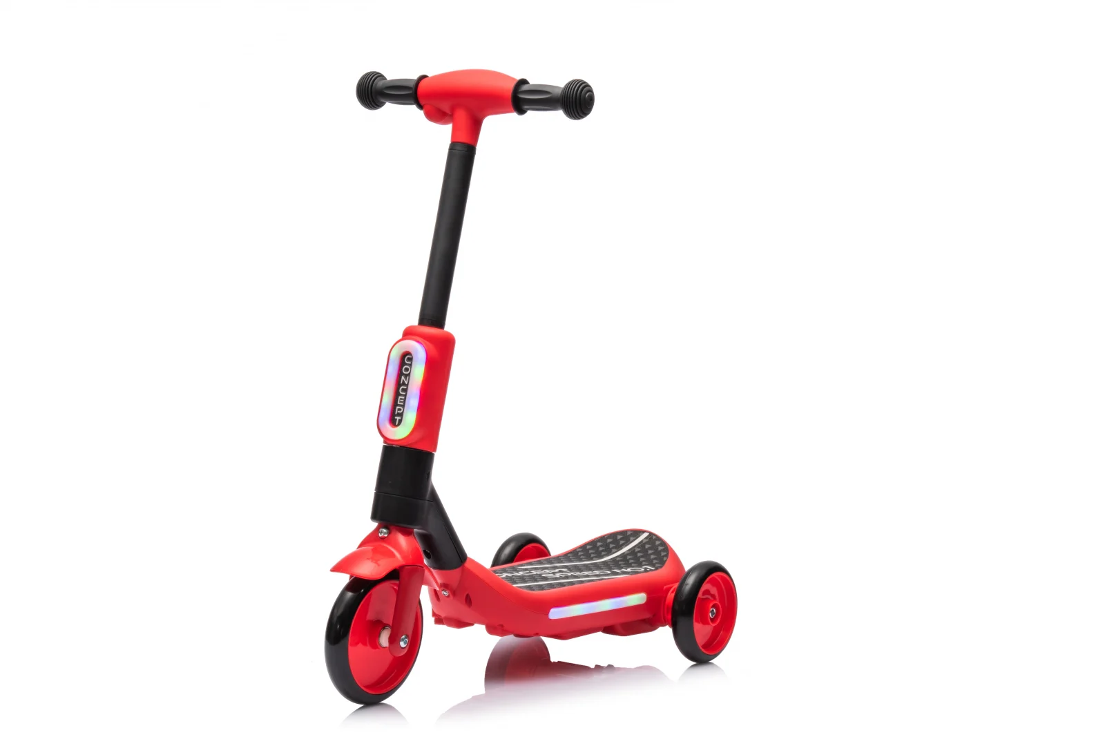 Kinderplay Concept, trotineta electrica cu aburi si lumini pentru copii, 3 roti, 30W, 6V 4.5Ah, rosie [5]