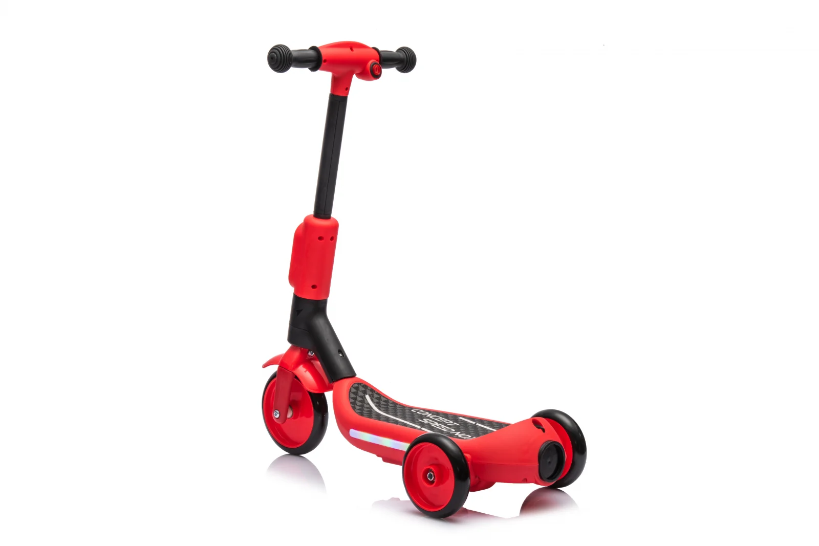 Kinderplay Concept, trotineta electrica cu aburi si lumini pentru copii, 3 roti, 30W, 6V 4.5Ah, rosie [3]