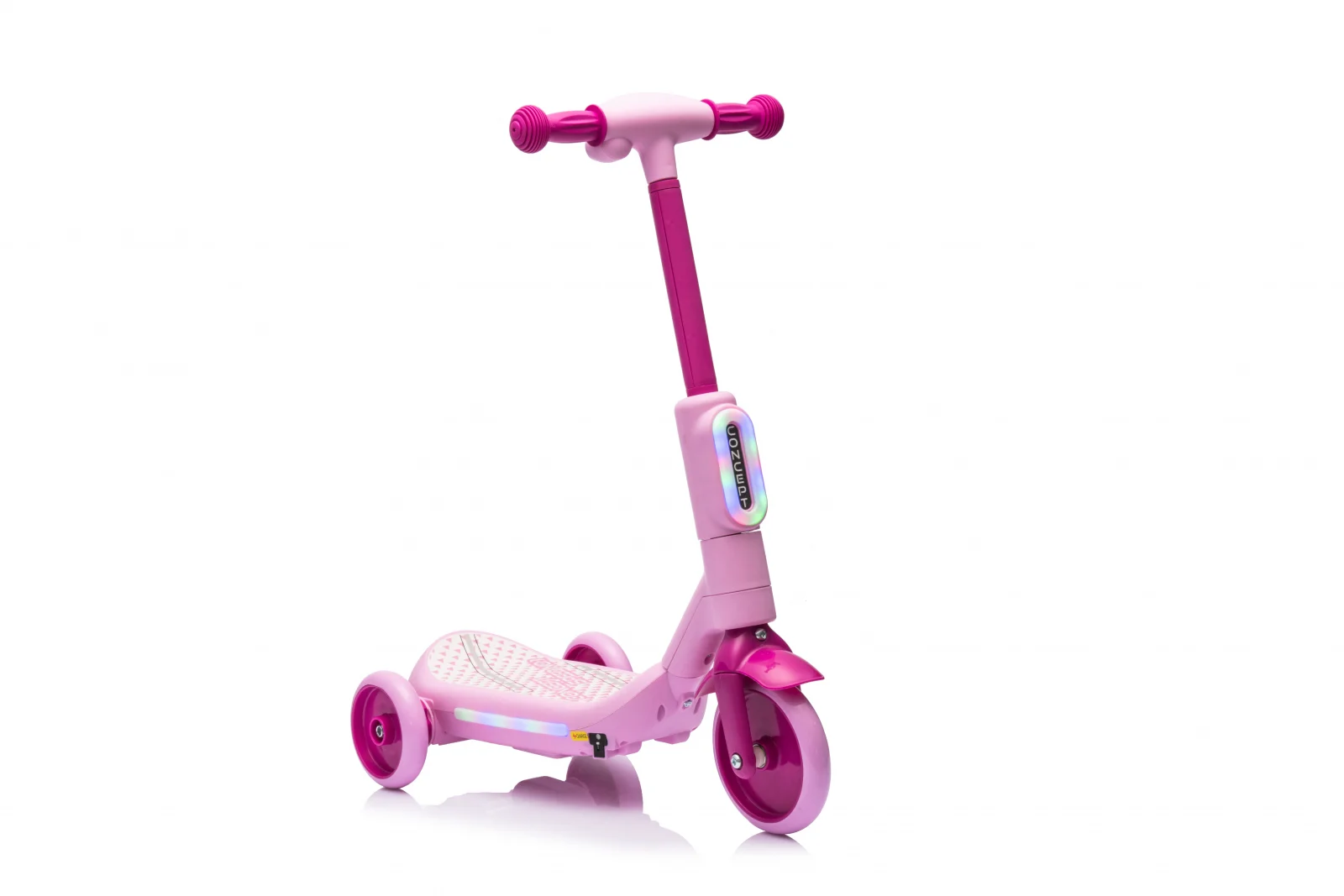 Kinderplay Concept, trotineta electrica cu aburi si lumini pentru copii, 3 roti, 30W, 6V 4.5Ah, roz [27]