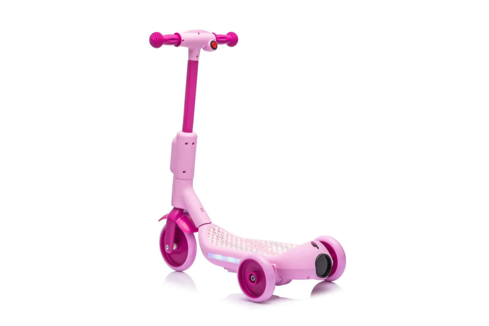 Kinderplay Concept, trotineta electrica cu aburi si lumini pentru copii, 3 roti, 30W, 6V 4.5Ah, roz [29]