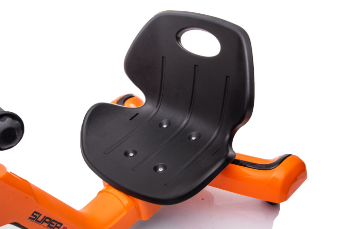 Kinderplay Slider 360, tricicleta electrica 12V pentru copii de 4–7 ani, orange [18]