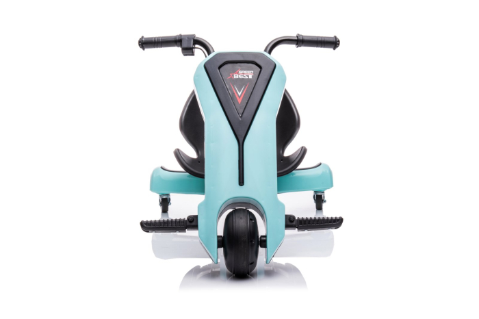 Kinderplay Slider 360, tricicleta electrica 12V pentru copii de 4–7 ani, culoare albastra [3]