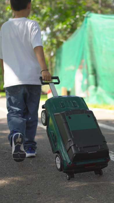 troller tip masinuta pentru copii verde [2]