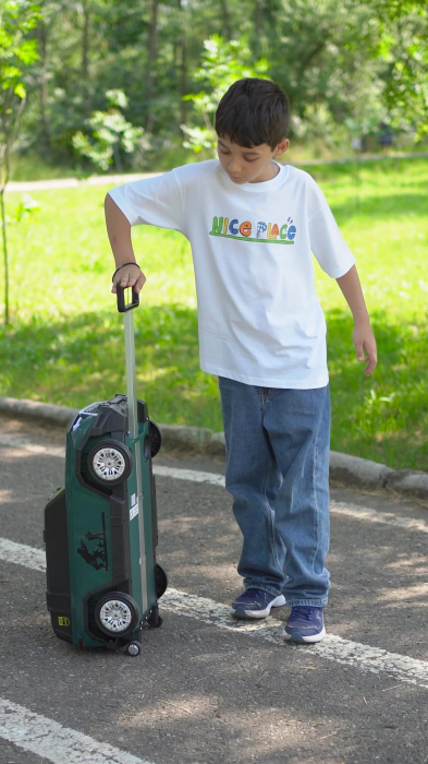 troller tip masinuta pentru copii verde [4]