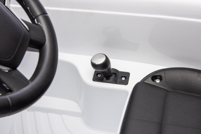 Masinuta electrica pentru copii 2-5 ani, RUF CTR 3 70W 12V, echipata premium, alba [11]