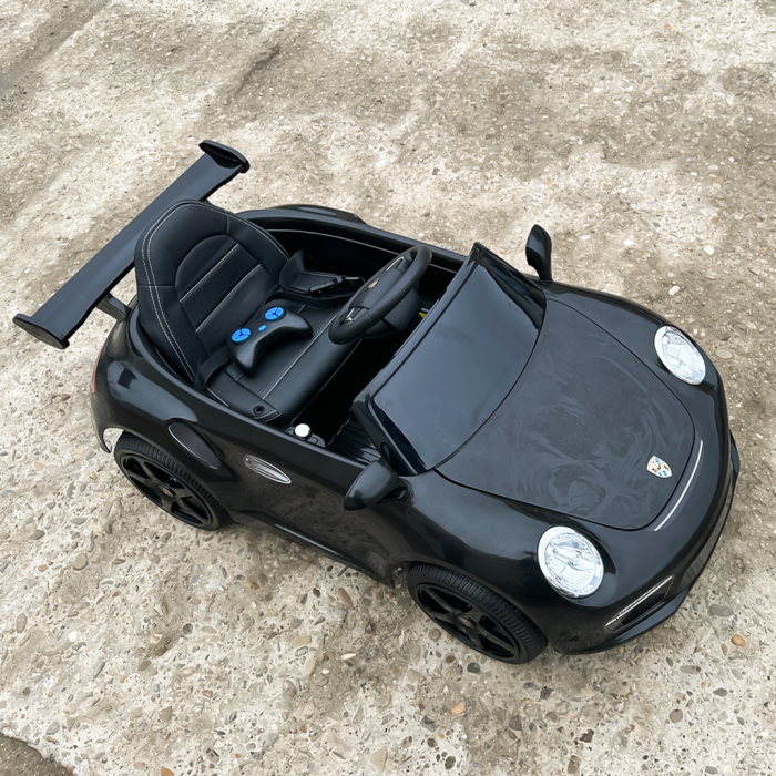 Masinuta electrica pentru copii 2-5 ani, RUF CTR 3 70W 12V, echipata premium, neagra [15]