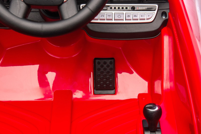 Masinuta electrica pentru copii 2-5 ani, RUF CTR 3 70W 12V, echipata premium, rosie [9]