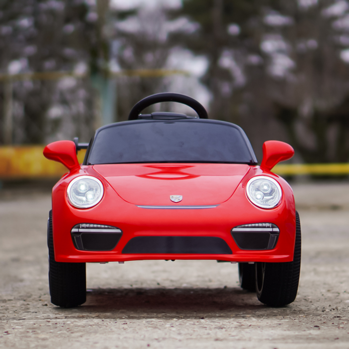 Masinuta electrica pentru copii 2-5 ani, RUF CTR 3 70W 12V, echipata premium, rosie [3]