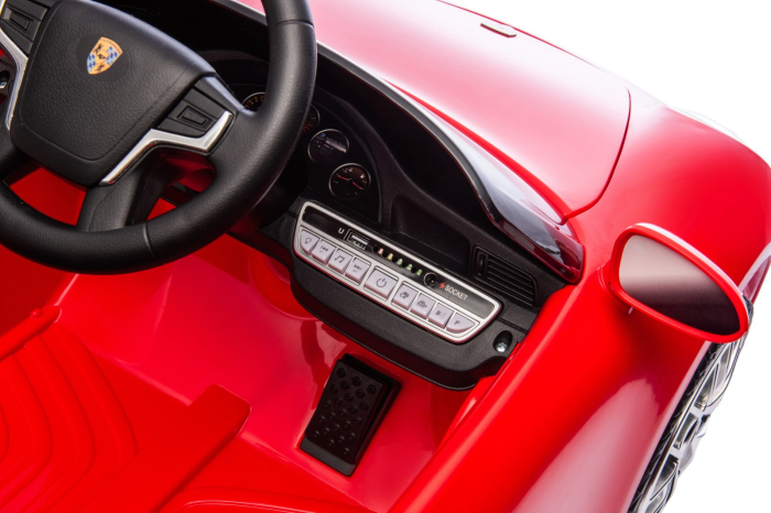 Masinuta electrica pentru copii 2-5 ani, RUF CTR 3 70W 12V, echipata premium, rosie [10]