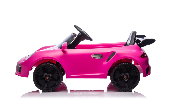 Masinuta electrica pentru copii 2-5 ani, RUF CTR 3 70W 12V, echipata premium, roz [3]