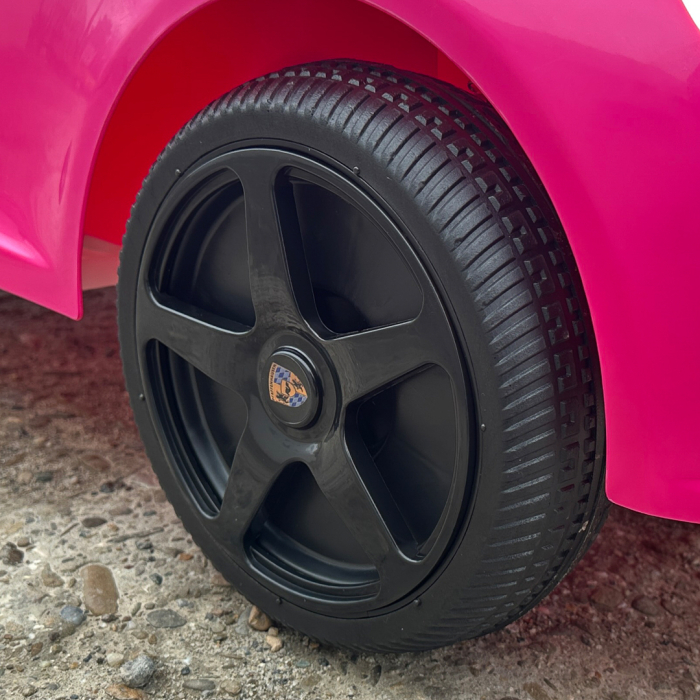 Masinuta electrica pentru copii 2-5 ani, RUF CTR 3 70W 12V, echipata premium, roz [14]