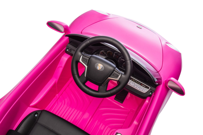 Masinuta electrica pentru copii 2-5 ani, RUF CTR 3 70W 12V, echipata premium, roz [5]