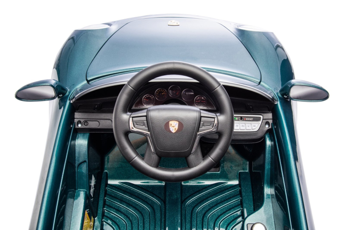 Masinuta electrica pentru copii 2-5 ani, RUF CTR 3 70W 12V, echipata premium, verde [5]