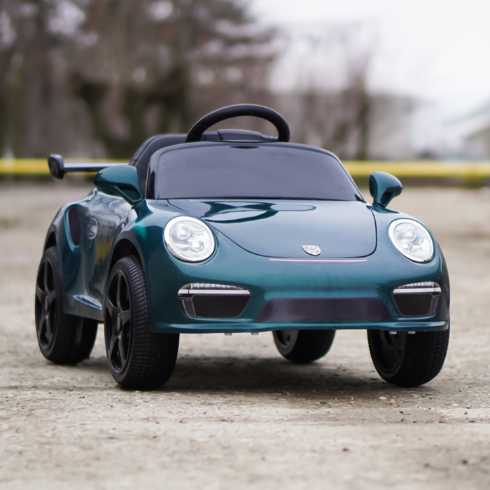 Masinuta electrica pentru copii 2-5 ani, RUF CTR 3 70W 12V, echipata premium, verde [2]