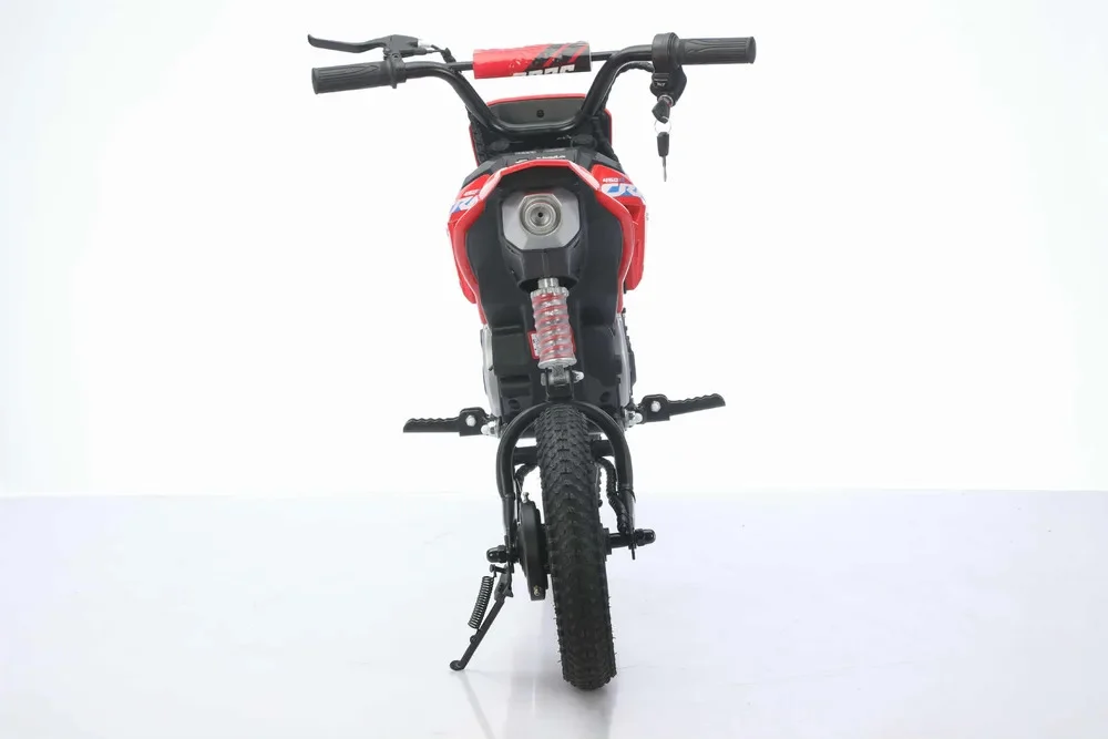 Motocicleta electrica pentru copii 5-10 ani, Honda CRF450 250W, 24V, roti gonflabile, rosie [3]