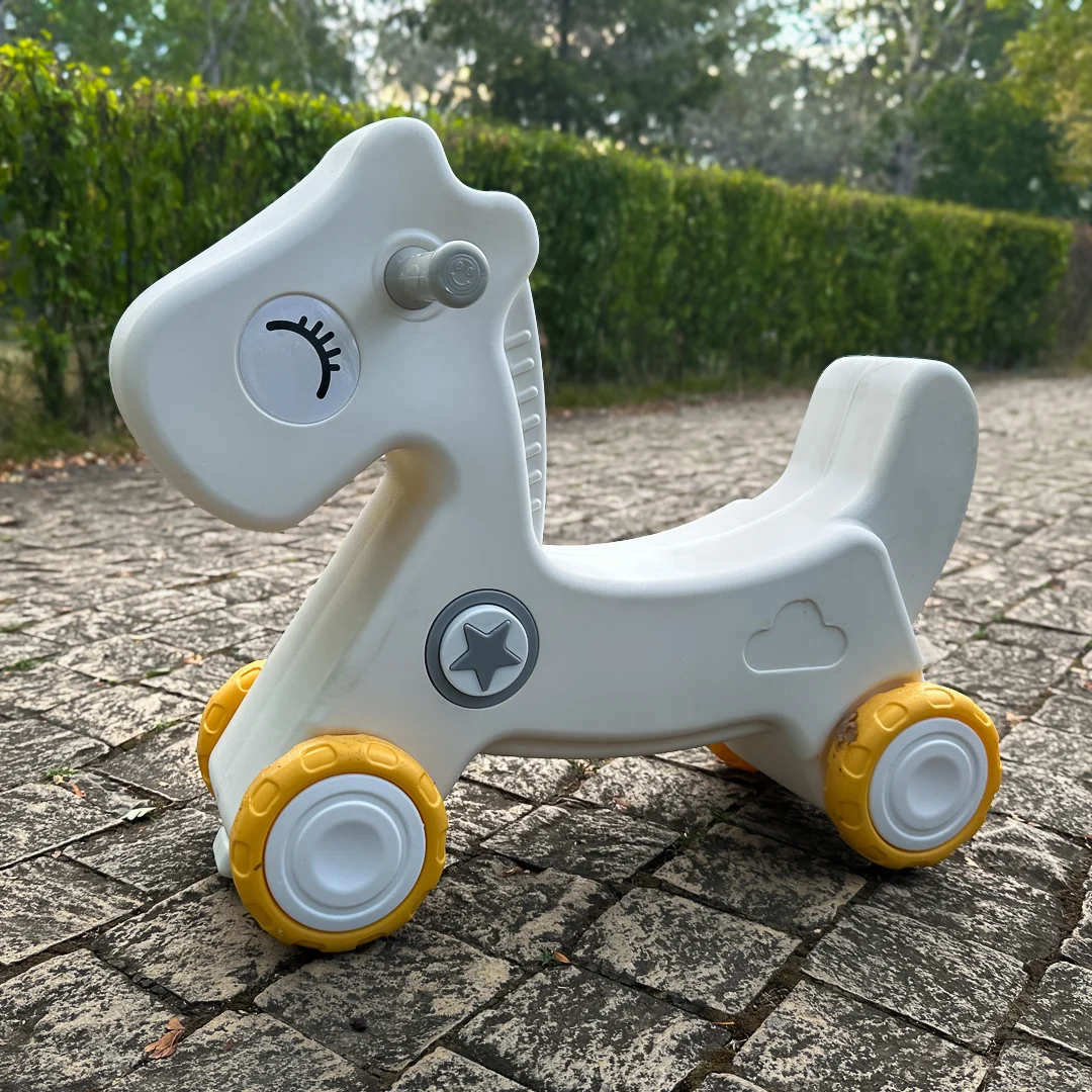 Pachet Kinderplay Distracție si Dezvoltare – Cort de joaca 6 în 1  + balansoar si premergator tip calut cu sunete interactive [7]