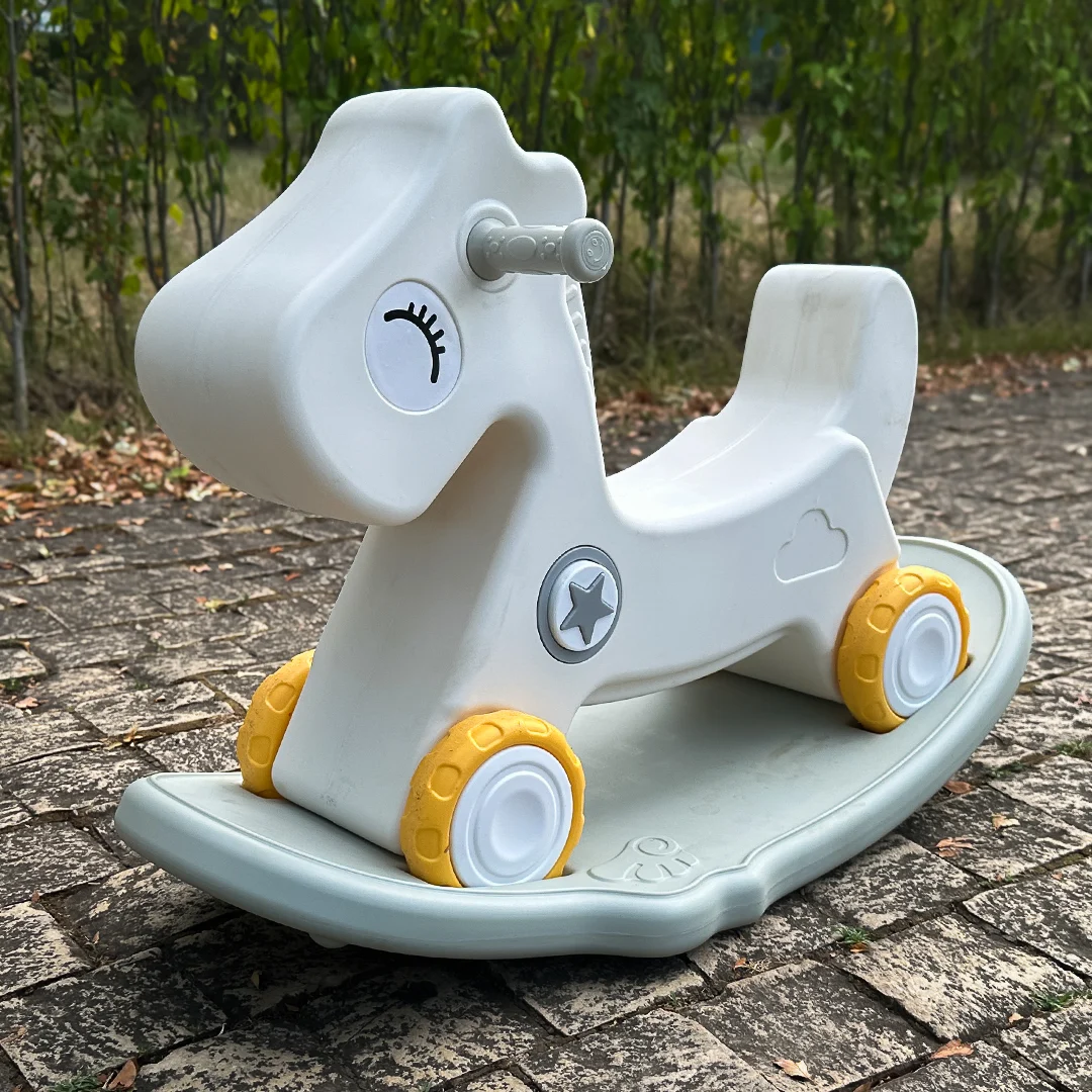 Pachet Kinderplay Distracție si Dezvoltare – Cort de joaca 6 în 1  + balansoar si premergator tip calut cu sunete interactive [8]