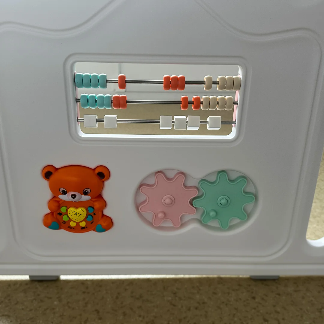 Pachet Kinderplay Joaca in Siguranta – Loc de joaca cu usa de siguranta + Premergator tip masinuta ergonomic pentru baieti 1-3 ani [7]