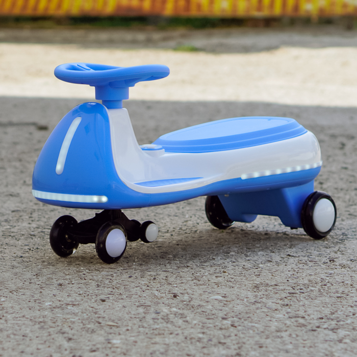 Placa electrica Kinderplay Wiggle CAR 360, pentru copii intre 3 si 7 ani, 12V 90W, albastra [2]