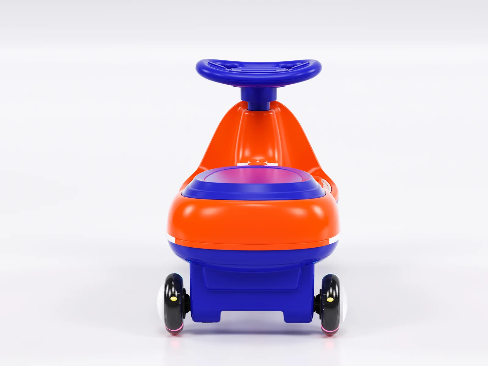 Placa electrica Kinderplay Wiggle CAR 360, pentru copii intre 3 si 7 ani, 12V 90W, orange [6]