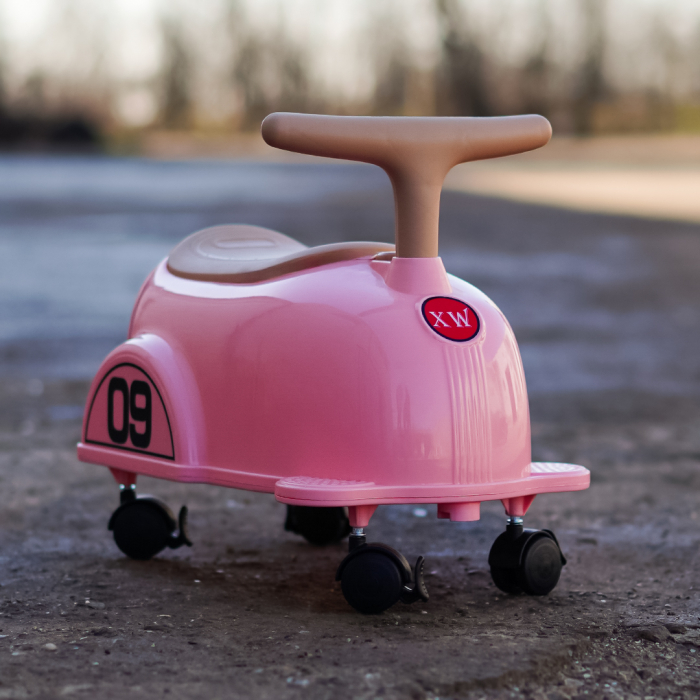 Premergator Kinderplay BabyCar tip masinuta, pentru copii intre 1 si 2 ani, design ergonomic, echipare standard, corai [7]