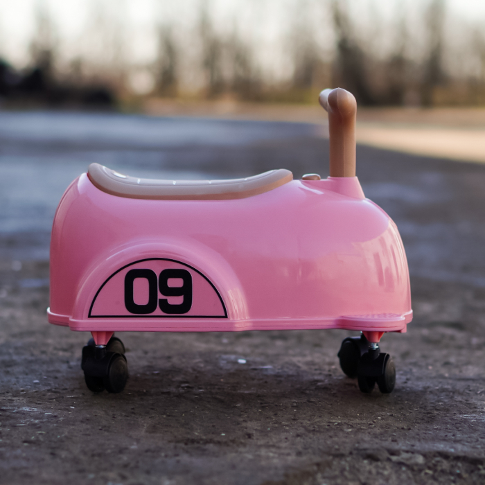 Premergator Kinderplay BabyCar tip masinuta, pentru copii intre 1 si 2 ani, design ergonomic, echipare standard, corai [6]