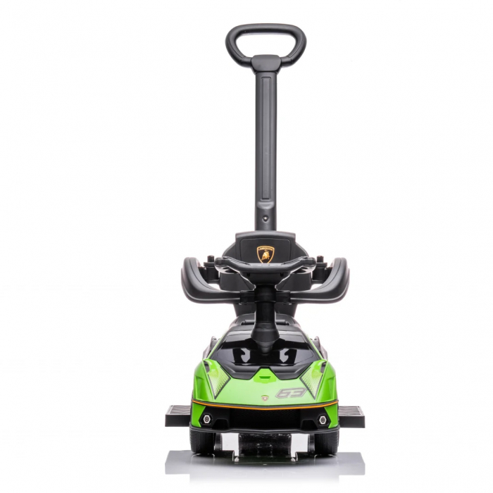 Premergator masinuta Lamborghini Essenza SCV12 pentru copii, 1-3 ani, roti moi, verde [15]