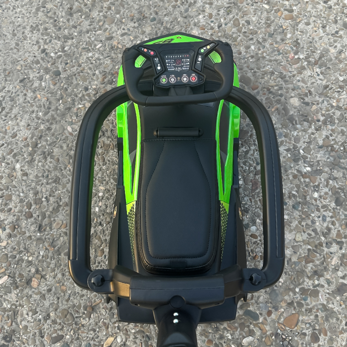 Premergator masinuta Lamborghini Essenza SCV12 pentru copii, 1-3 ani, roti moi, verde [13]