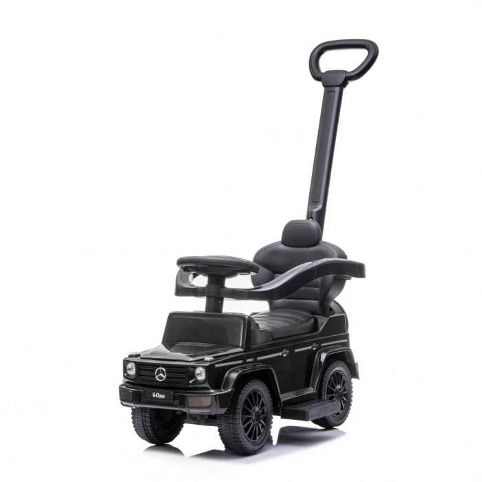 Premergator pentru copii, masinuta cu parasolar Mercedes G350d, 1-3 ani, echipat Premium, negru [6]