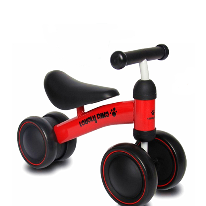 Premergator si bicicleta fara pedale, LoveLy Bike pentru copii 18-30 luni, roti EVA, rosie [1]