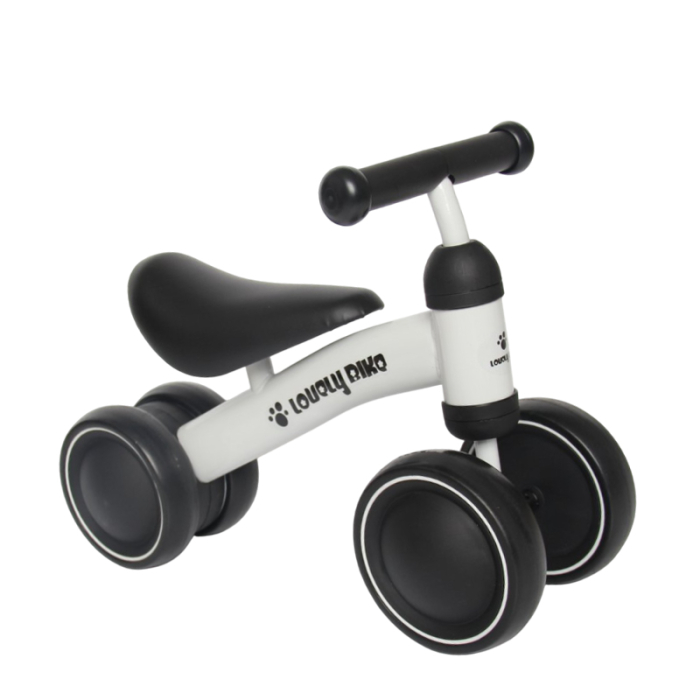 Premergator si bicicleta fara pedale, LoveLy Bike pentru copii 18-30 luni, roti EVA, alba [1]