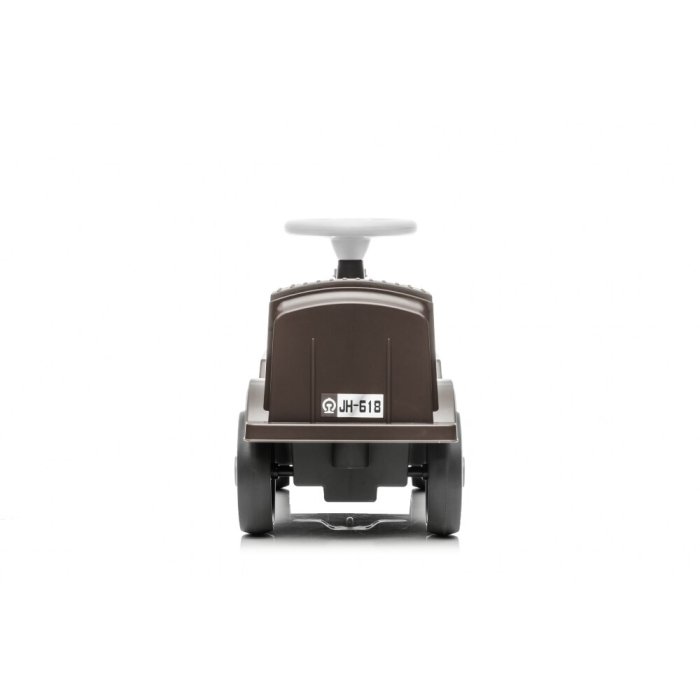 Premergator trenulet, Kinderplay Vintage Train, pentru copii, 18-30 luni, roti EVA, maro [12]