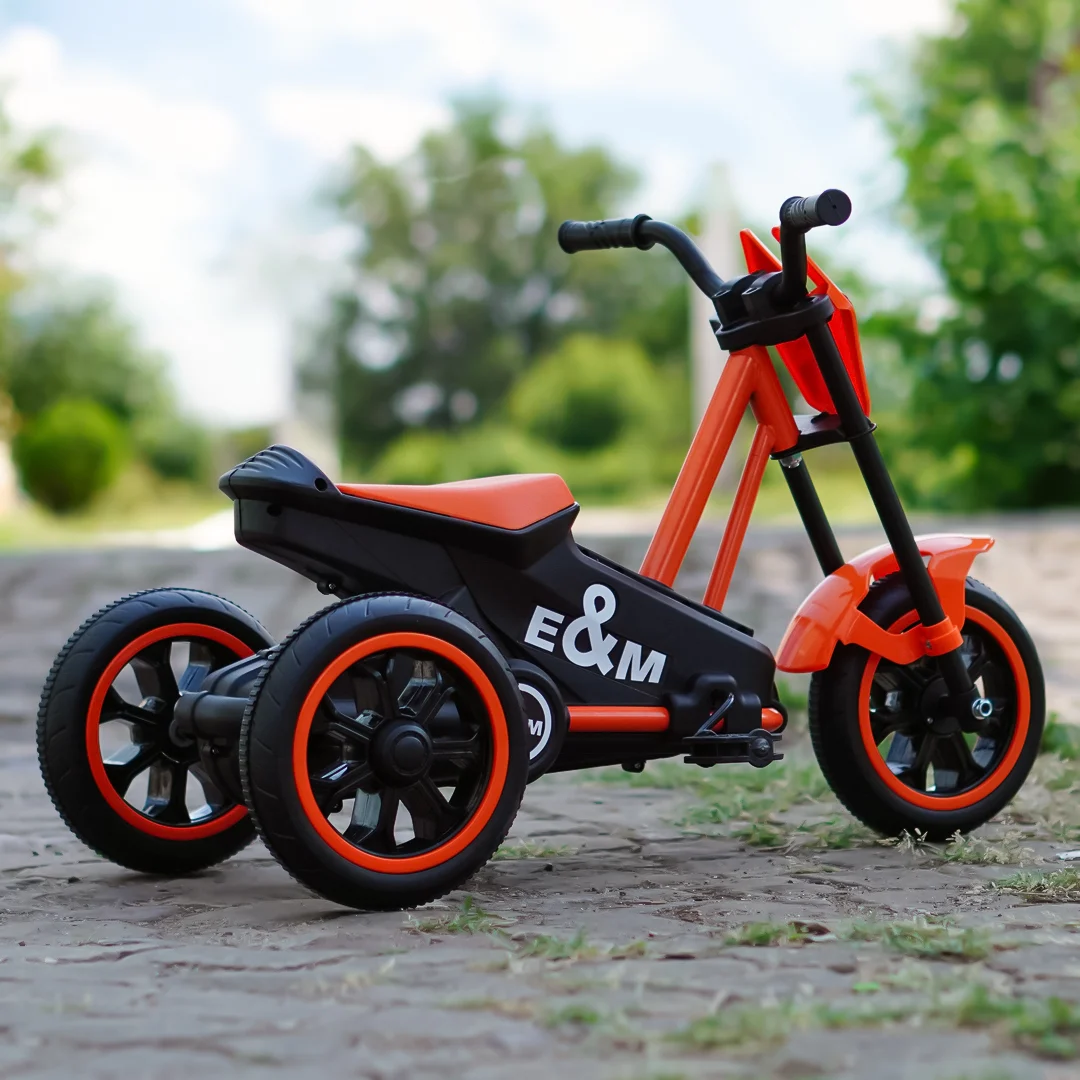 Tricicleta cu pedale pentru copii, Kinderplay G301, verde [4]
